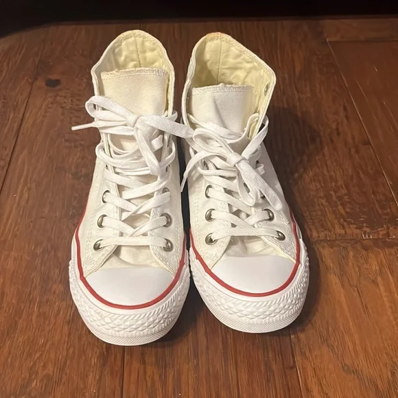 Converse Patriotic Embroidered Stars Red White Blue High Top - Picture 3 of 5